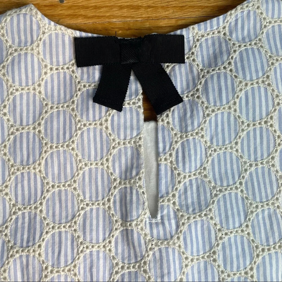 Crewcuts Blue/White Dress & Olive Juice Cardigan,  size 12 - Picture 5 of 12